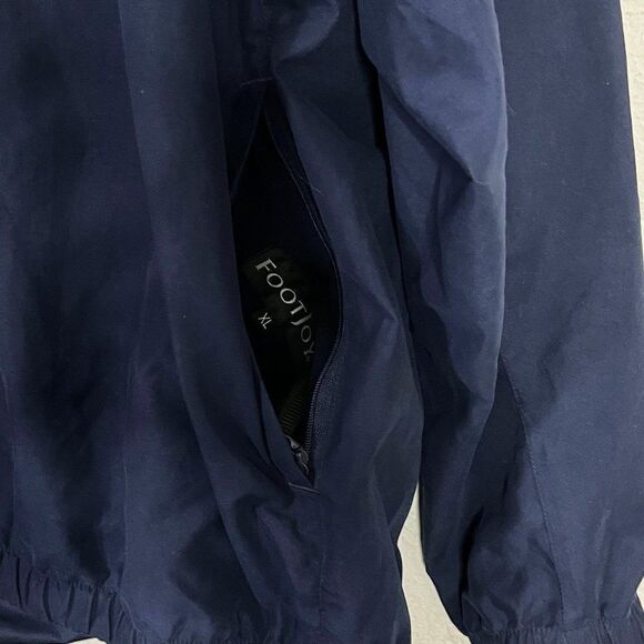 FootJoy Dark Blue Golf Pullover Windbreaker Rain Jacket Size XL NWOT‎ - Picture 4 of 11